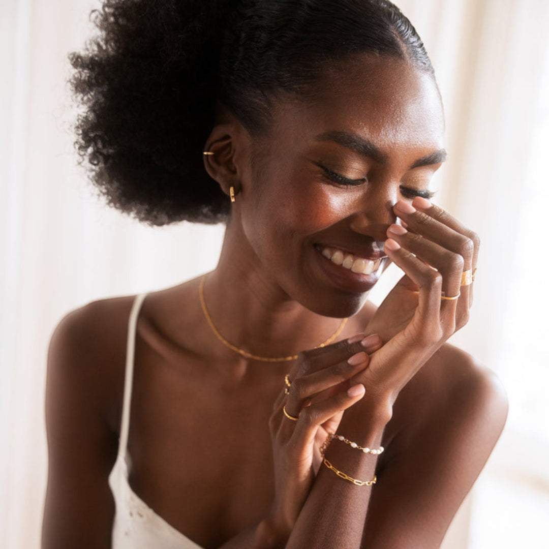 Chunky Hoop Earrings | Gold