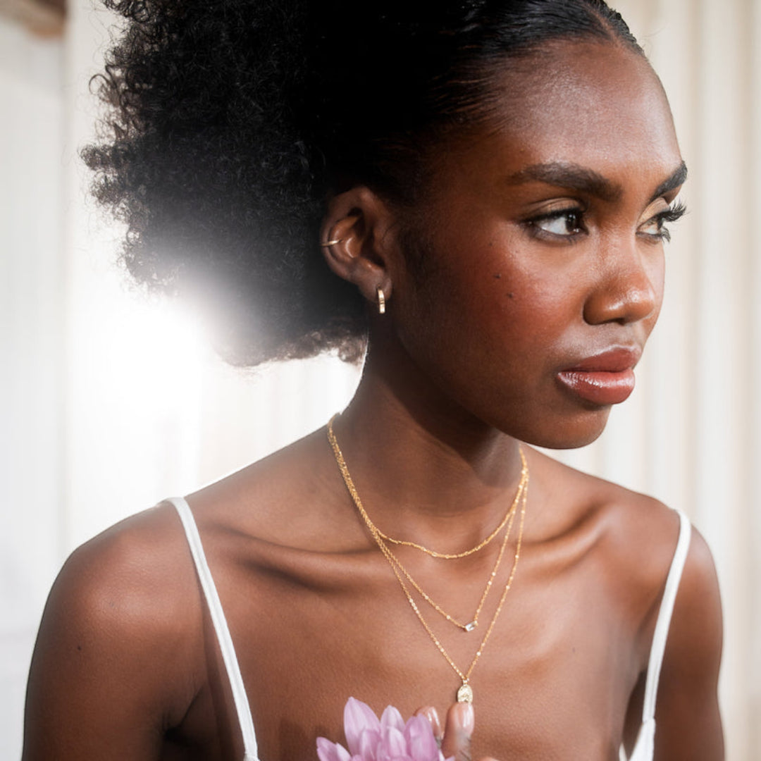 Chunky Hoop Earrings | Gold