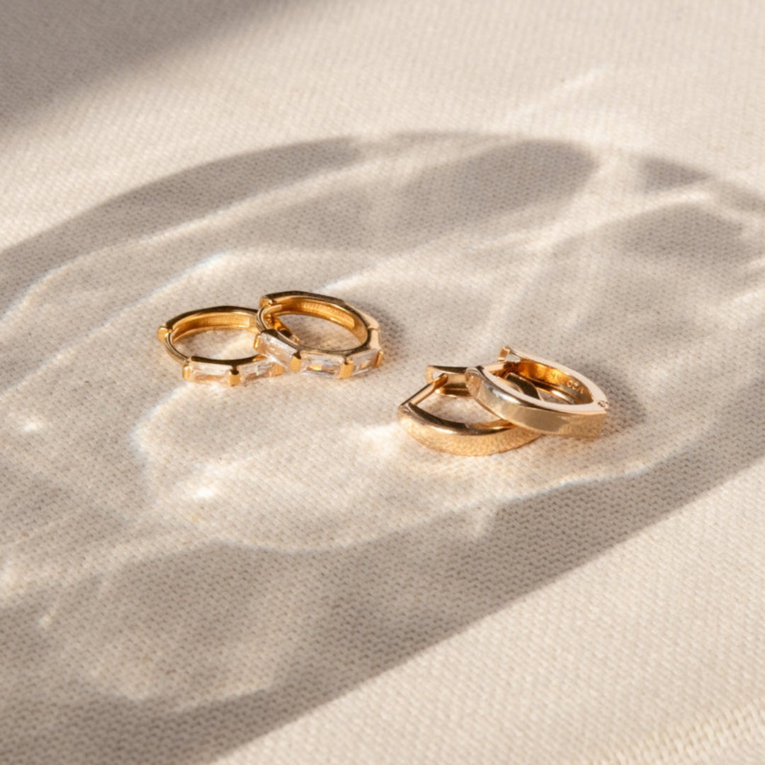 Chunky Hoop Earrings | Gold