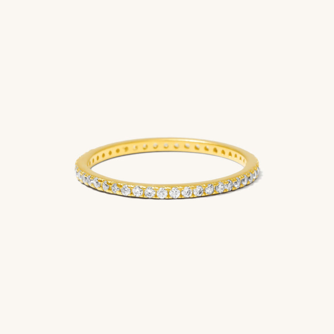 Elegant Eternity Ring | Gold