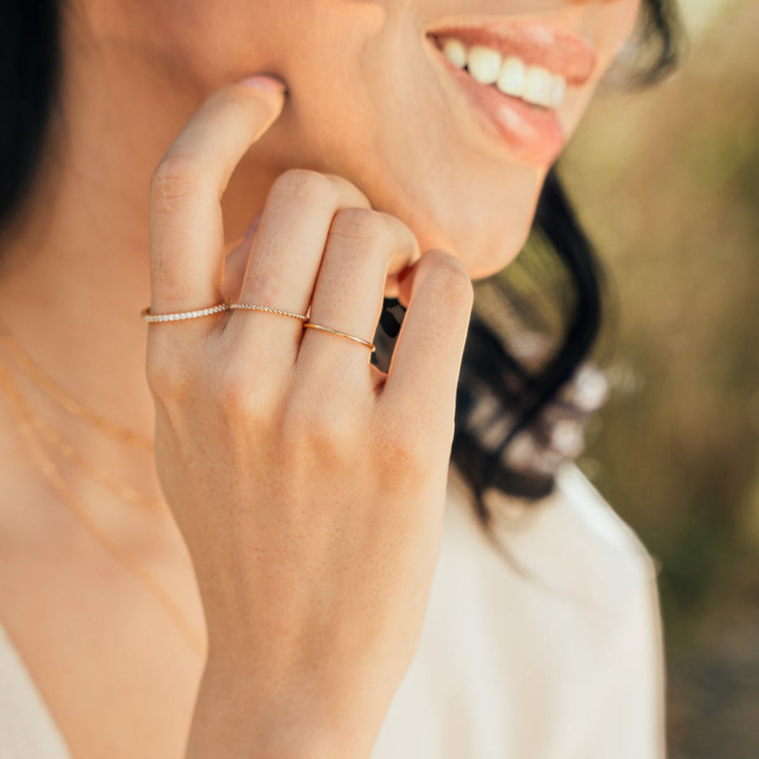 Elegant Eternity Ring | Gold