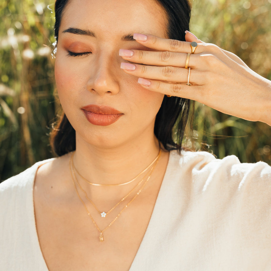Vintage Stacking Band Ring | Gold